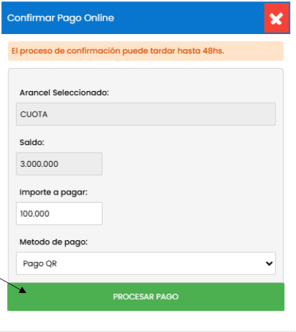 Paso 4: Procesar el Pago